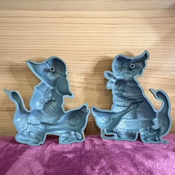 Vintage Wall Decor Boy Girl Riding Geese Figurines Pink Green Yellow Set - Picture 4 of 9